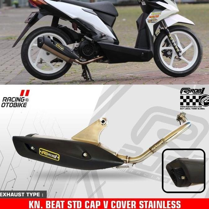 ROB1 KNALPOT BEAT STD RACING ROB1 BEAT OLD 2019 KEBAWAH PNP SCOOPY OLD