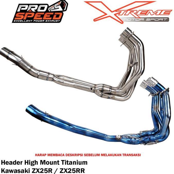 Header / Pipa Knalpot Prospeed Titanium ZX25R ZX25RR ZX 25R 25RR