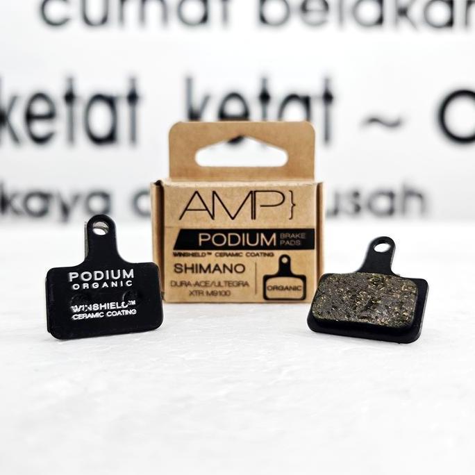 AMP PODIUM BRAKEPAD / BRAKE PADS SHIMANO - ORGANIC SIAP KIRIM