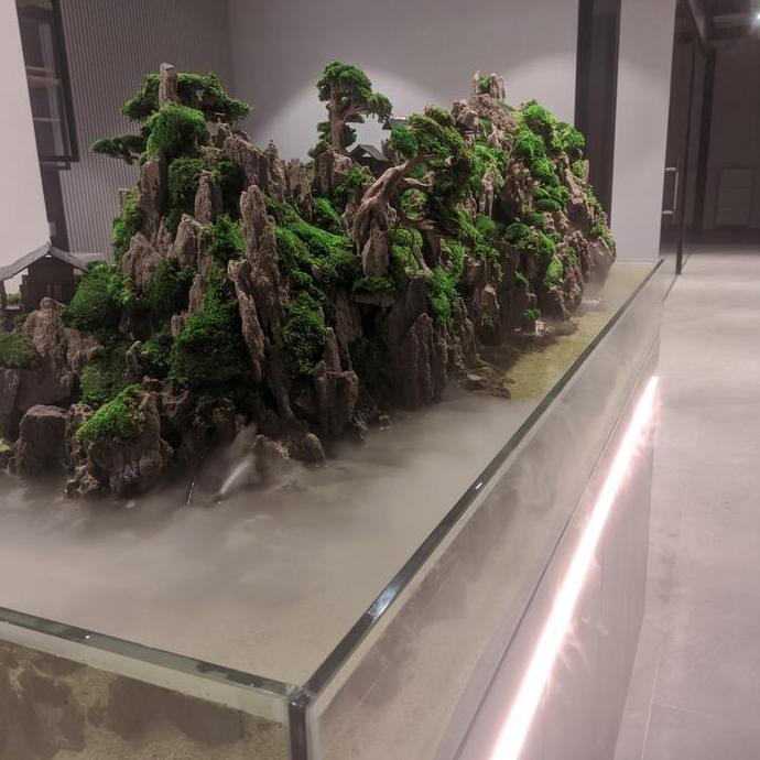 Paludarium Full Set 200cm / Full Moss Preserved / Diorama Paludarium