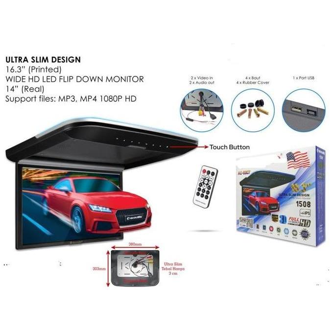 Tv Roof 16.3 Inch -Tv Plafon 16.3 Inch Tv Mobil Onsm