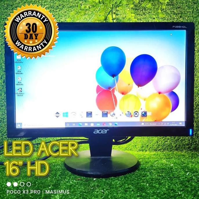 PROMO LED Monitor Komputer ACER 15.6 wide P166hql