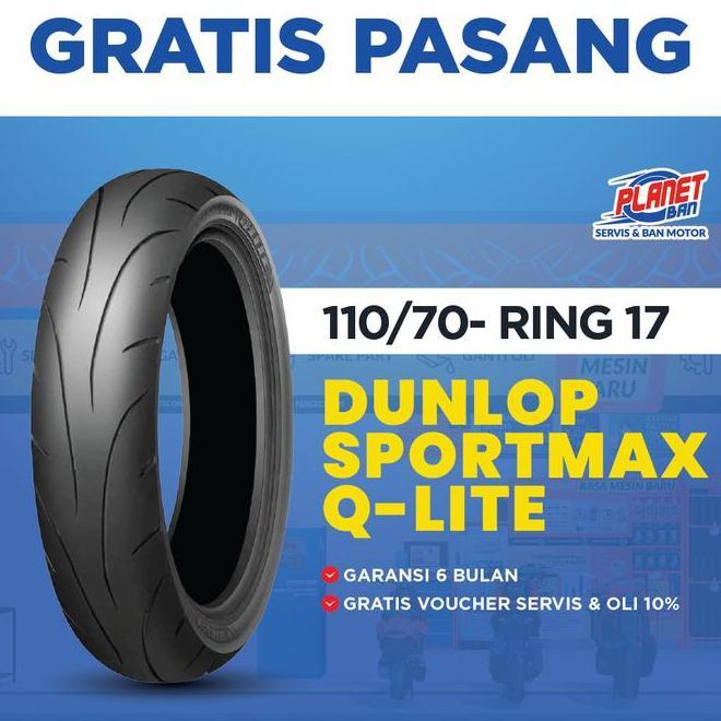 Ban Motor Ring 17 11070 Dunlop Sportmax Qlite Ban Motor Depan Xabre Byson Fi Mt25 R25 Ninja 250 Cbr 