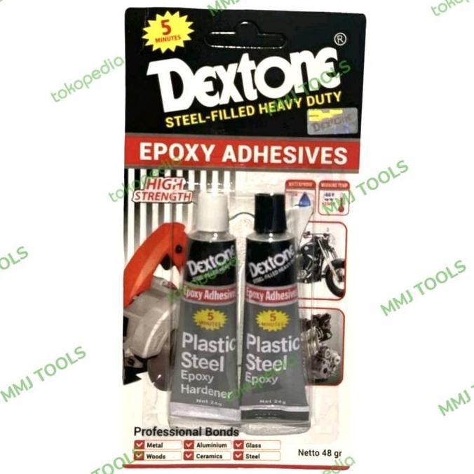 Jayakit- Lem Dextone 5 Menit - Dextone Lem Epoxy - Dextone Plastik Steel
