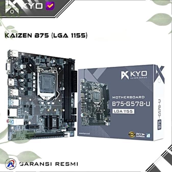 PROMO KYO Kaizen Motherboard B75 M.2 nvme LGA1155 ddr3 B75 Mobo B75