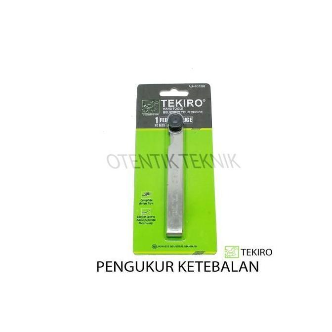 Autokit- Tekiro Feeler Gauge 13 Blade 0,05 - 1,00 Mm - Alat Ukur Jarak Celah Klep 0.05-1.0Mm - Alat 