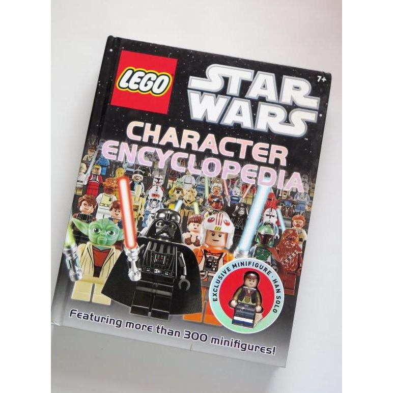 AT99 BUKU LEGO STAR WARS CHARACTER ENCYCLOPEDIA - HAN SOLO MINIFIGURE