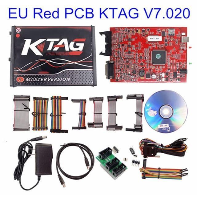 KTAG V7.020 RED EU ECU PROGRAMMER AND ECU CHIP TUNING TOOL ORIGINAL DAN TERPERCAYA