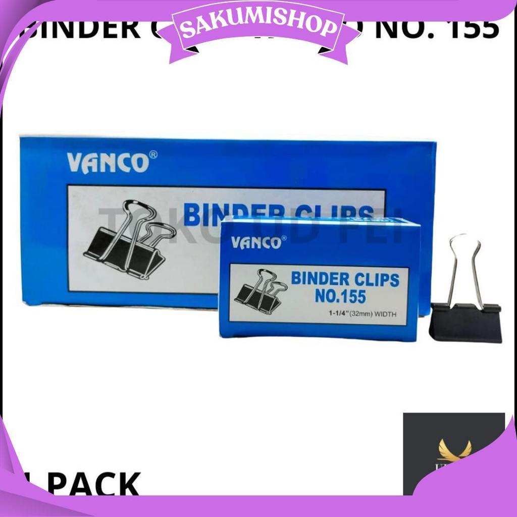 (1 PACK) Binder Clip Vanco/BINDER CLIP MONTANA/ Binder Clip 105/ Binder Clip 111/ Binder Clip 155/ B