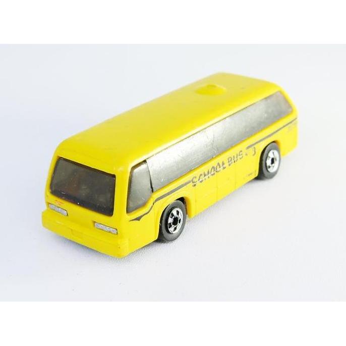 AT99 HOT WHEELS LOOSE RAPID TRANSIT SCHOOL BUS - KUNING
