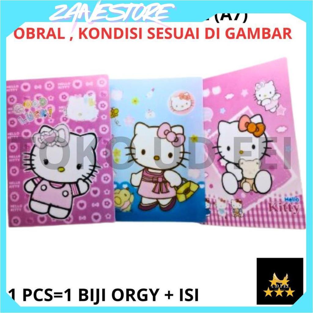 (1 PCS = 1 BIJI)  MAP ORGI/ MAP ORGI A7/ BINDER KECIL FANCY UDF