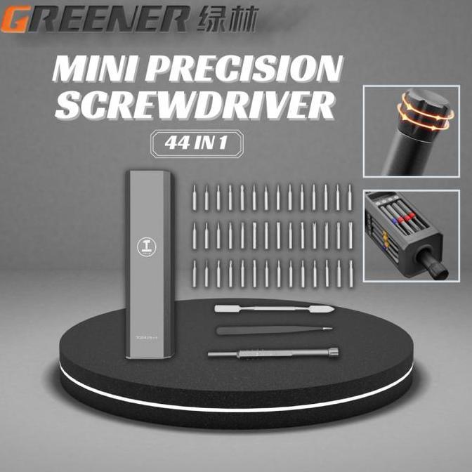 HARGA DISC - GREENER Tool Kit Screwdriver Set 44 in 1 - Obeng Service HP Laptop Jam