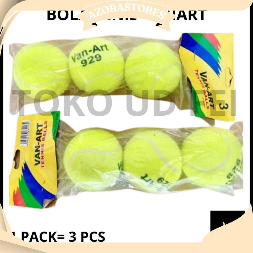 (1 PACK=3 PCS) BOLA TENIS VANART/ BOLA TENIS VANART/ TENIS BALL/ BOLA BASEBALL/ BOLA TENES UDF