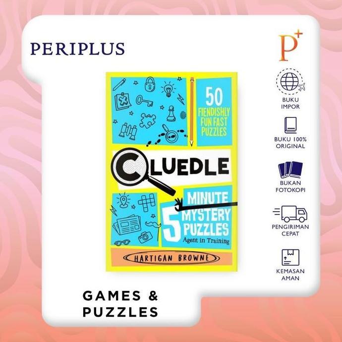 AMR Periplus - Buku Import - Cluedle - 5 Minute Mystery Puzzles: Agent in Training - 9781035089567
