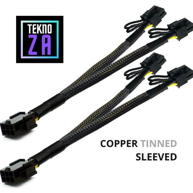 Kelnew- Mining Kabel Power Splitter Vga Pcie 6Pin Female To X 8Pin(6+) 18Awg