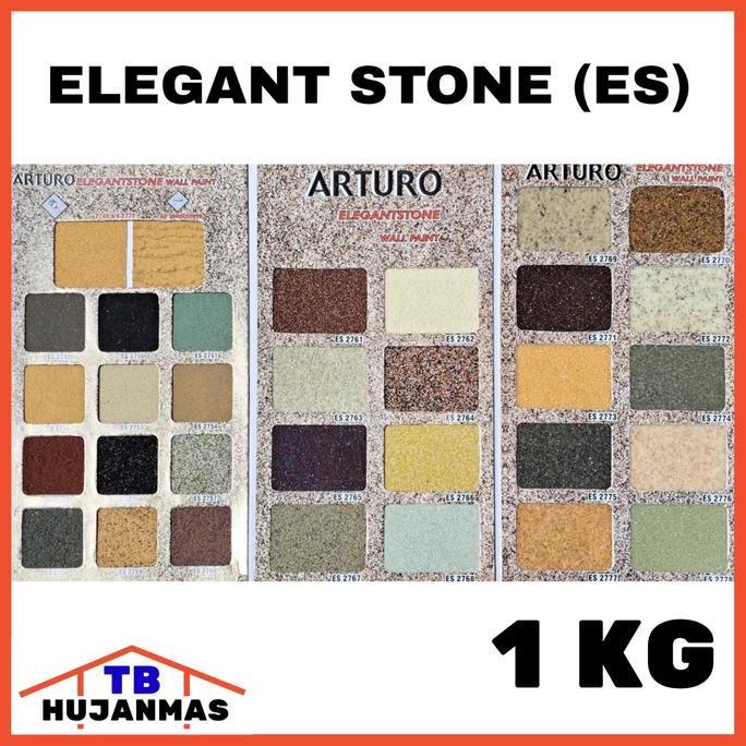 ARTURO Cat Tembok Dinding Texture Elegant Stone (ES) 1 KG Teksture
