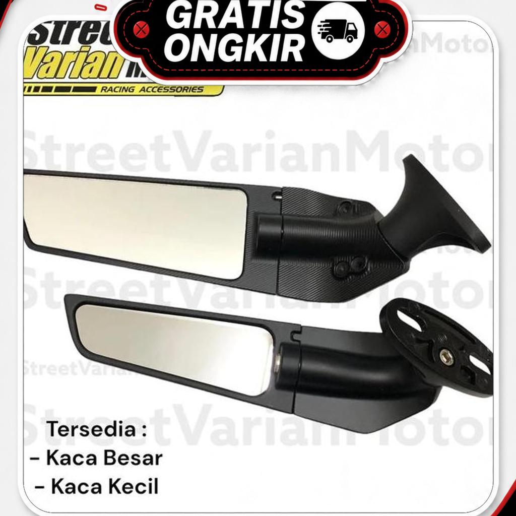 Spion Winglet Fering Model Stealth Cocok Untuk Motor Zx25R R15 Ninja 250 Fi New 2018 Ninja 250 Fi Ol