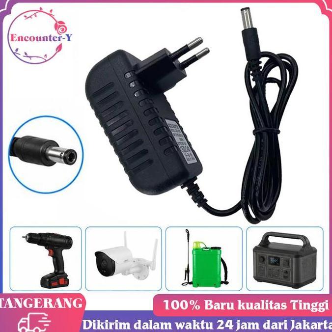PODAMANS Charger Mobil PMB Motor PCX Mainan 12 Volt 1 Amper Cas Aki Anak Adaptor Charger Mobilan Mot