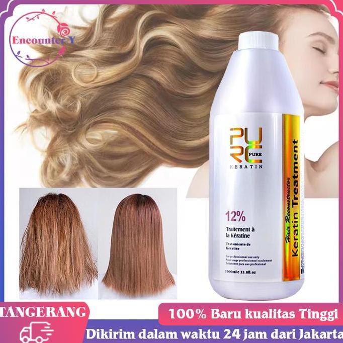 PODAMANS Keratin Treatment Smoothing 12% 1000ml Treatment Keratin Rambut PURC Treatment Brazilian Sm