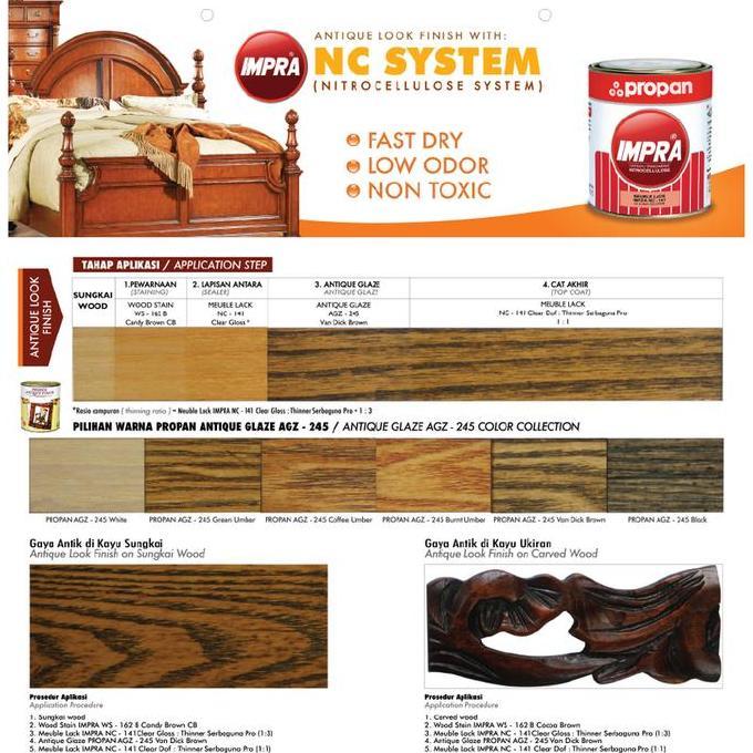 CAT KAYU PROPAN IMPRA NC LACQUER 1LT