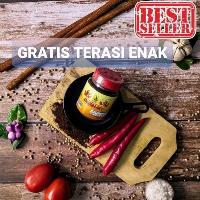 Best Seller Terasi Matang Manalagi 135gram ENAK GRATIS terasi ENAK khas Cirebon Berkualitas 100% ori