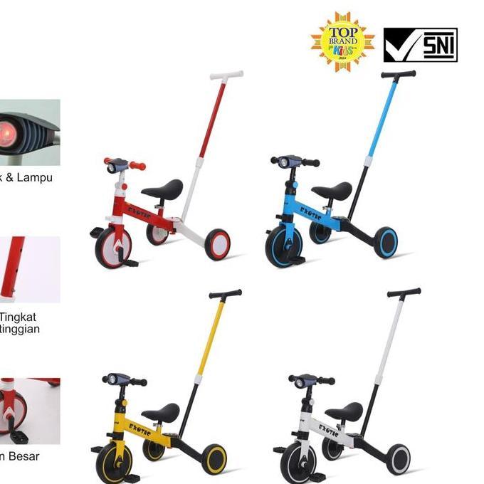 Sepeda Keseimbangan Anak Balance Biki 4in1 Push Bike Multifungsi AVIATOR AT7905 AT 7905 EXOTIC ET709