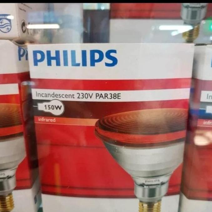Medixic- Lampu Infra Red/Bohlam Fisioterapi Philips 150 W/150W/150 Tt