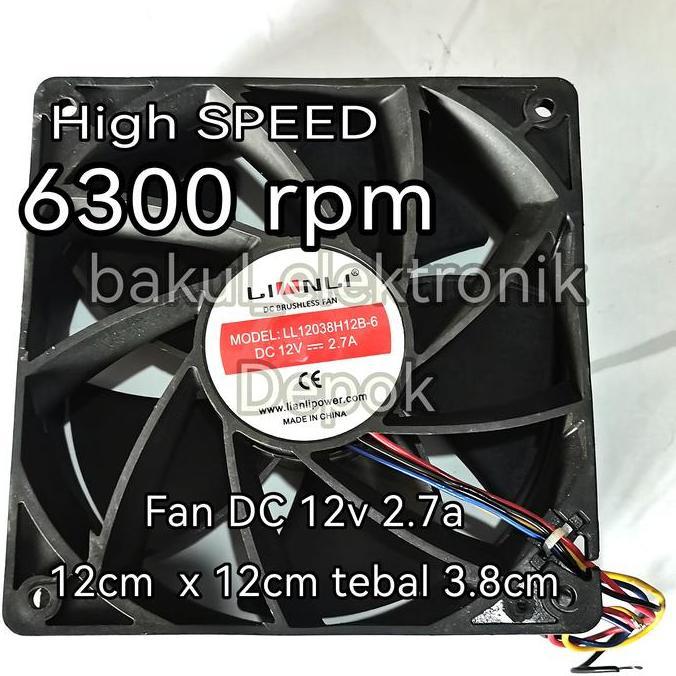 Fan Dc  12Cm 12V   High Speed Forsale