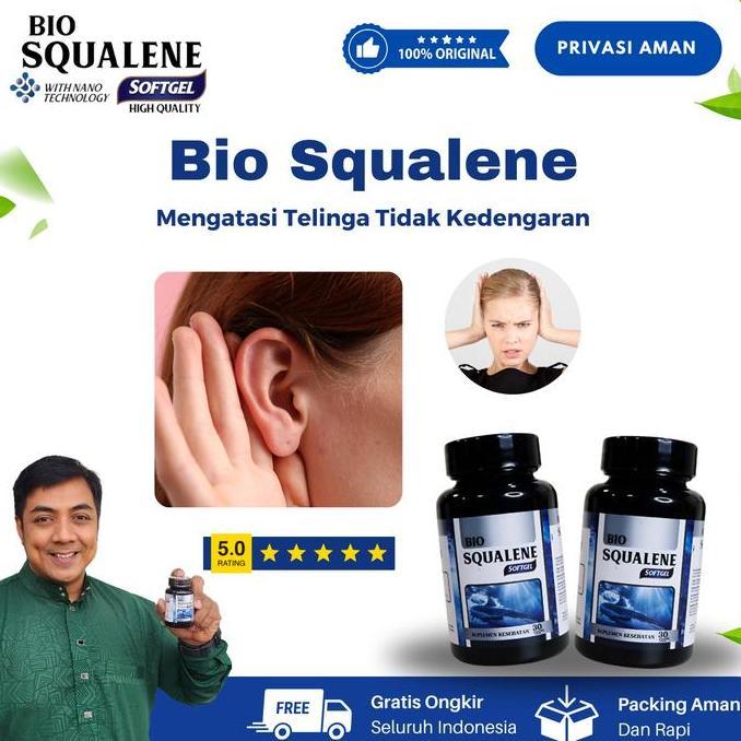 Bio Squalene Mengatasi Telinga Tidak Kedengaran, Gangguan Pendengaran, Pendengaran Kurang Jelas, Kur