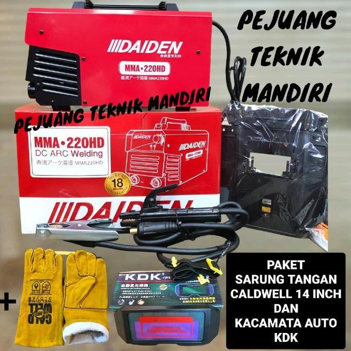 Mesin Las Inverter Daiden Mma 220 Hd / Trafo Las Daiden Mma 220Hd Terbaru 