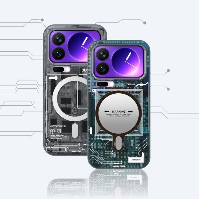 [LISHOP] YOUNGKIT CASE COMPATIBLE FOR XIAOMI 17 ULTRA / XIAOMI 17 PRO MAX / XIAOMI 17 PRO - CIRCUIT 