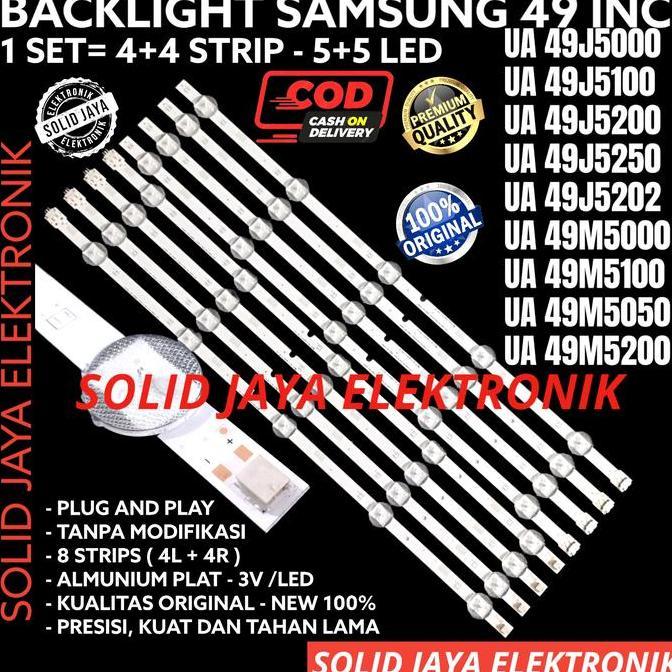 BACKLIGHT TV LED SAMSUNG 49 INC UA 49J5000 49J5100 49J5200 49J5250 49J5202 49M5000 49M5100 49M5050 4