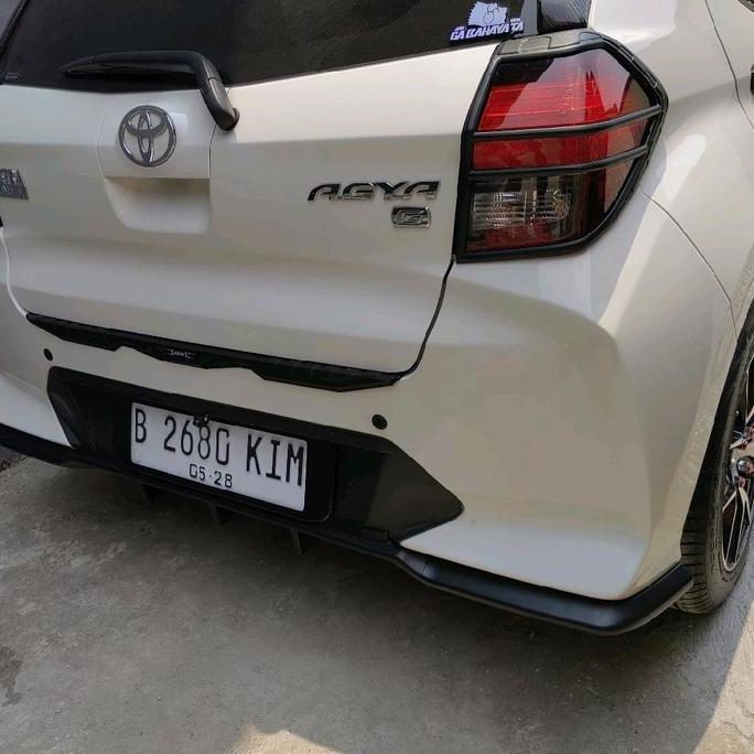 Promo Otoproject - Rear Diffuser Bumper Belakang All New Agya / Ayla 2023-2025 Black Matte & Glossy 