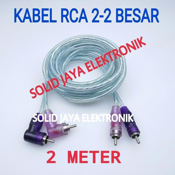 KABEL RCA 2-2 2 M BAGUS KABEL RCA 2 METER 2-2 KABEL AUDIO RCA JEK L HARGA SPESIAL
