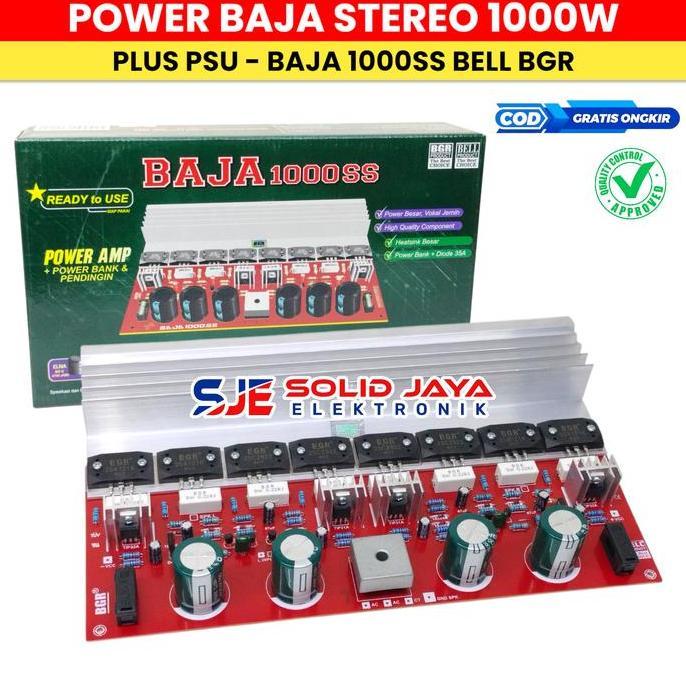 POWER STEREO SANKEN 1000 WATT - POWER BAJA 1000SS PLUS PSU - BELL TERBATAS