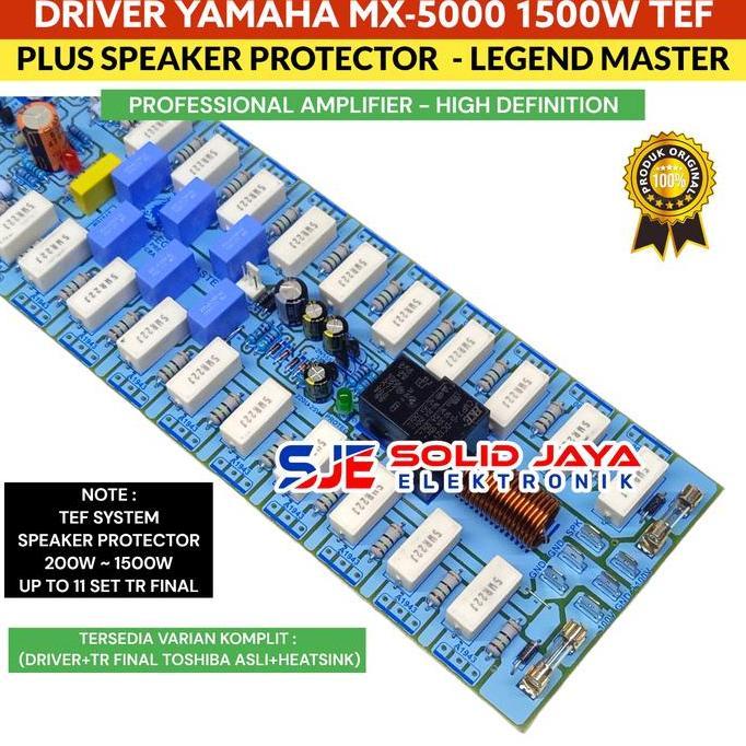 KIT PROFESIONAL DRIVER AMPLIFIER YAMAHA MX5000 1500W LEGEND MASTER DISKON