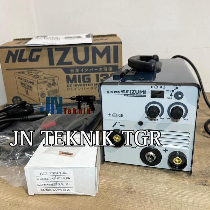 Izumi Mig 138 Mesin Las Izumi Mig 120A Travo Las Inverter Izumi Mig 138 Gasless Terbaru 