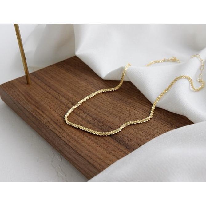 Penny- Dear Me - Harmony Choker Necklace (925 Sterling Silver With 14K Gold Plating) Kalung