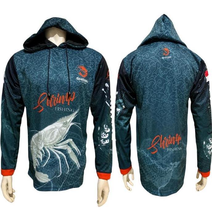 Jrs - Jersey Fishing Udang/Jersey Kupluk Mancing/Shrimp Fishing/Mancing Mania/Udang/ Olahraga/Sport