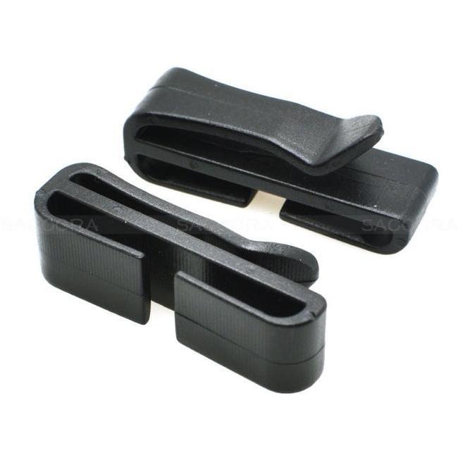 ATHHINE Klip Tali Tas 100pcs Webbing Strap Clip Webbing Kepper Penjepit Tali Tas Buckle Strap Tas Pl