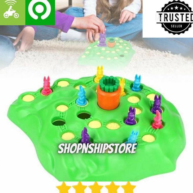 CHONELIO Rabbit Adventure Board Game - Funny Bunny
