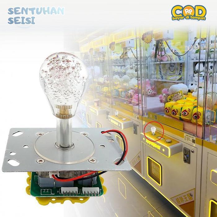 Bisa COD Gamepad Arcade Module Arcade Joystick Game Lampu Led 7 Warna Stick Controller Untuk Mesin A