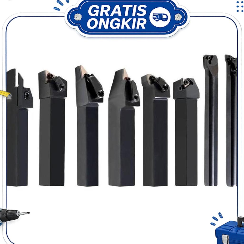 Holder Bubut Set Holder Bubut 2020 Turning Holders 2020 1Set Isi 8 Pcs Holder Bubut
