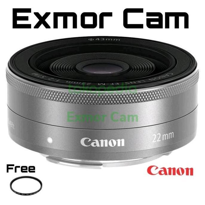 Ready Lensa Canon EF-M 22mm F2 STM Lensa Fix Canon Mirrorless Non Cod