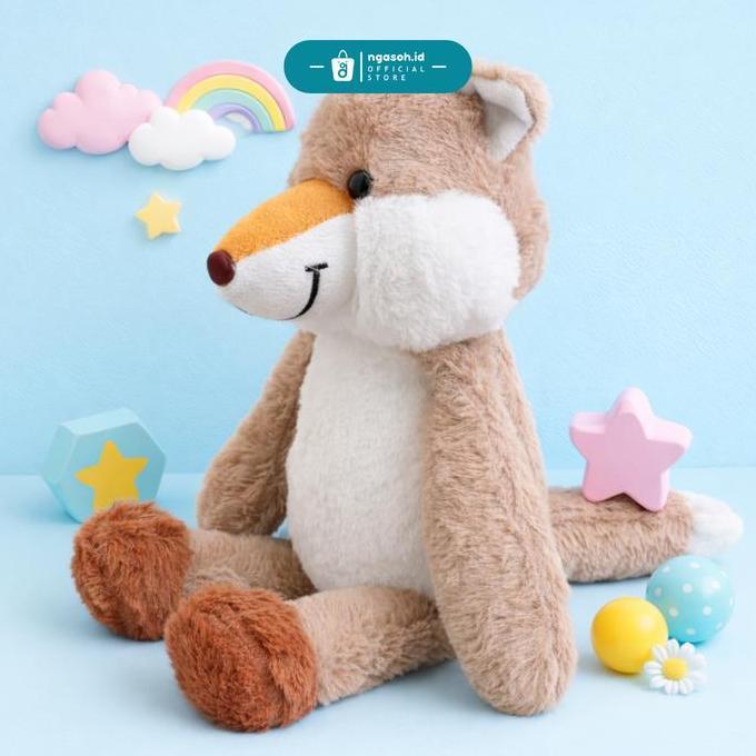 Bnc - Ngasoh.Id Boneka Fox Rubah Hidden Love Soft Plush Mainan Lucu Kado Anak Ulang Tahun Cewek Paca