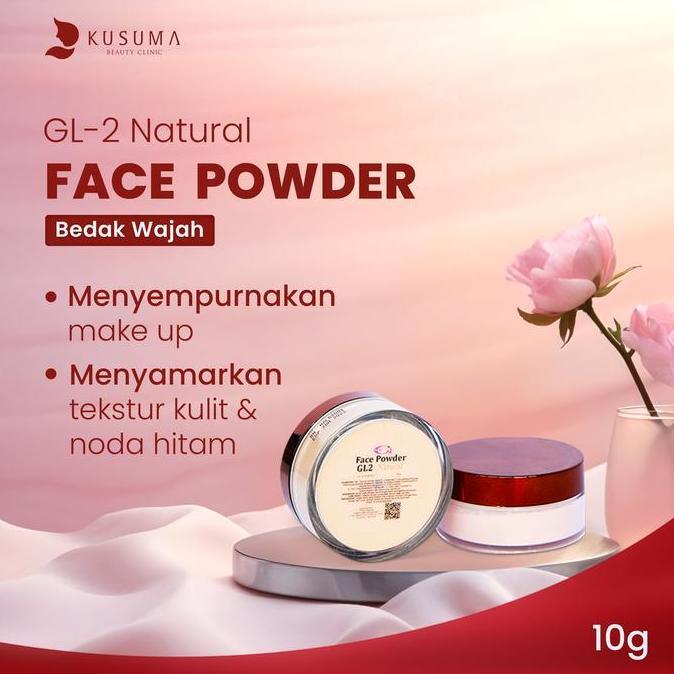 Kusuma Beauty - F Powder GL 2 Natural 10gr - Bedak Wajah
