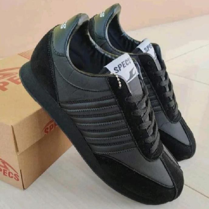 PREMIUM / TERLARIS Sepatu sekolah specs 104 hitam, untuk pria/wanita original size 32-44 Bisa Cod