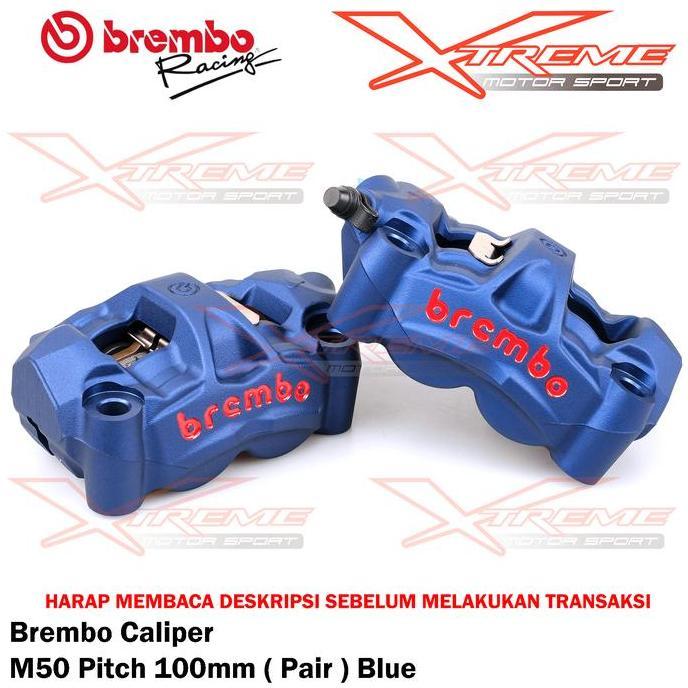 * KALIPER BREMBO RADIAL M50 100MM SET SEPASANG ORIGINAL ITALY BREMBO ''
