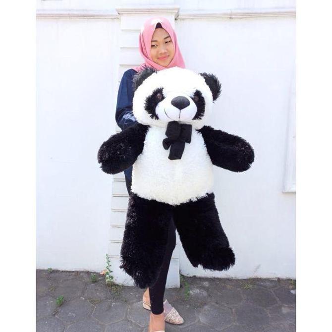 Bnc - Boneka Beruang Panda Jumbo Besar 1.2 Meter Label Sni