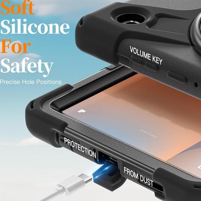 Cell- ( Free Tali Selempang ) Strap Case For Samsung Galaxy Tab S11 S10 Fe Plus S9 S8 S7 S6 Lite A11